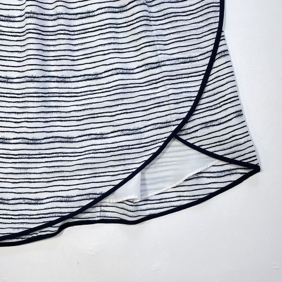 Armani Exchange Dress Womens Sz 2 Shift A Line Black White Sleeveless Round Neck - Picture 4 of 9